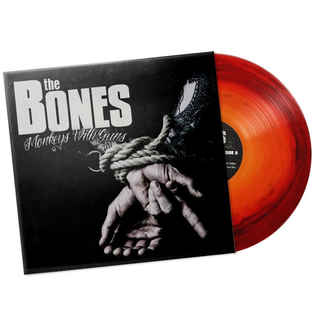 Bones, The - Monkey With Guns supernova yellow to red vortex LP