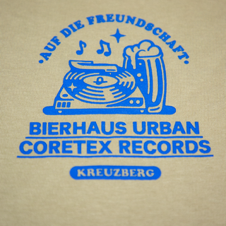 Coretex x Bierhaus Urban - Auf Die Freundschaft T-Shirt sand