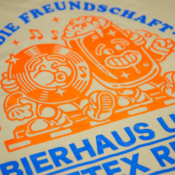 Coretex x Bierhaus Urban - Auf Die Freundschaft T-Shirt sand