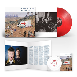 Sleaford Mods - Divide And Exit PRE-ORDER ltd. 10th anniversary red 2LP