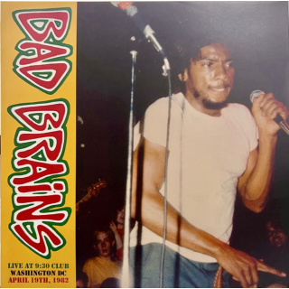 Bad Brains - Live At 9:30 Club Washington DC 1982 black LP