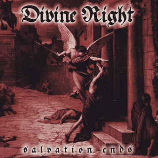 Divine Right - Salvation Ends PRE-ORDER clear with black and orange splatter 12