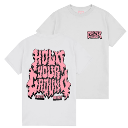 Coretex - Hold Your Ground T-Shirt white-pink