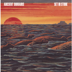 Ancient Domains - Set In Stone PRE-ORDER orange with black splatter 12"