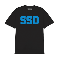 SSD - Logo T-Shirt black blue