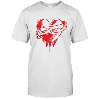 Cock Sparrer - Heart T-Shirt white