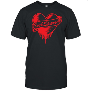 Cock Sparrer - Heart T-Shirt black