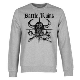 Battle Ruins - Regain And Conquer Crewneck grey