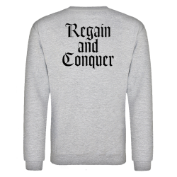 Battle Ruins - Regain And Conquer Crewneck grey