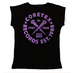 Coretex - Nails Ladies Basic T-Shirt black-purple