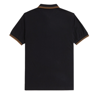 Fred Perry - Twin Tipped Polo Shirt M3600 black/shaded stone/shaded stone Q27