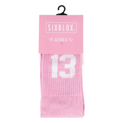 Sixblox. - 1312 Socks pink/white