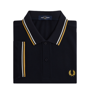Fred Perry - Twin Tipped Polo Shirt M3600 navy/ecru/honeycomb W53 M