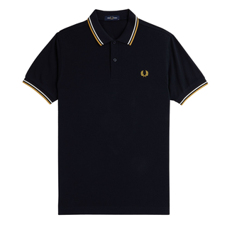 Fred Perry - Twin Tipped Polo Shirt M3600 navy/ecru/honeycomb W53 XXL