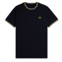 Fred Perry - Twin Tipped T-Shirt M1588 navy/ecru/honeycomb W53