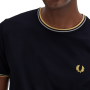 Fred Perry - Twin Tipped T-Shirt M1588 navy/ecru/honeycomb W53