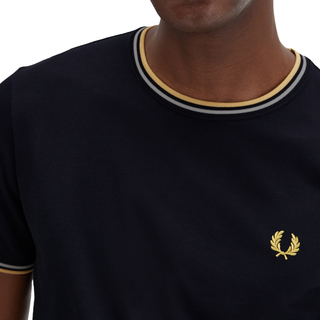 Fred Perry - Twin Tipped T-Shirt M1588 navy/ecru/honeycomb W53 M