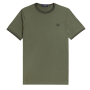 Fred Perry - Twin Tipped T-Shirt M1588 laurel wreath green/night green W49