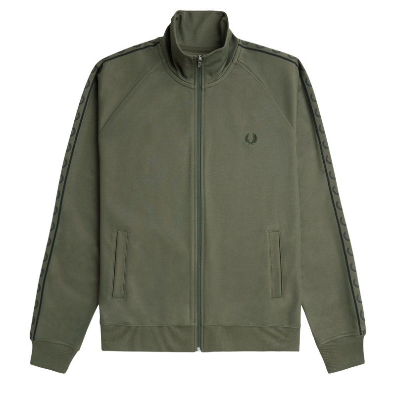 Fred perry laurel taped track jacket sale