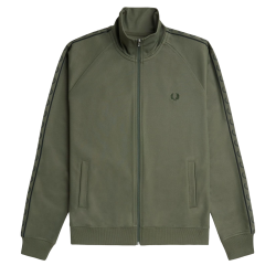 Fred Perry - Contrast Taped Track Jacket J5557 laurel...