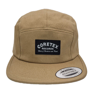 Coretex - Oldschool Logo 5-Panel Cap khaki One Size