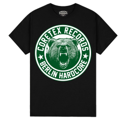 Coretex - Bear T-Shirt black-green