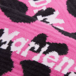 Dr. Martens - Vertical Logo Socks black/thrift pink