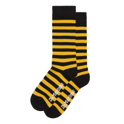 Dr. Martens - Thin Strip Socks yellow/black