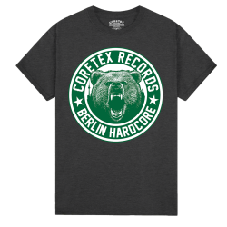 Coretex - Bear T-Shirt black marl-green