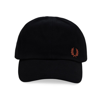 Fred Perry - Pique Classic Cap HW6726 black/whiskybrown S76