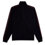 Fred Perry - Contrast Taped Track Jacket J5557 black/whiskybrown S76