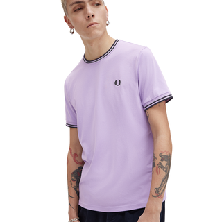 Fred Perry - Twin Tipped T-Shirt M1588 ultravioilet/navy W51