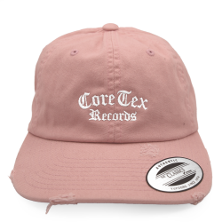 Coretex - Oldschool Destroyed Dad Cap pink/white