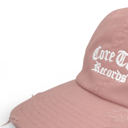 Coretex - Oldschool Destroyed Dad Cap pink/white