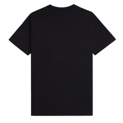 Fred Perry - Crew Neck T-Shirt M1600 black/whiskybrown X56