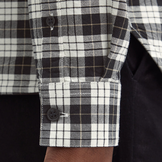 Fred Perry - Tartan Oxford Shirt M8504 ecru 560 M