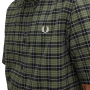 Fred Perry - Tartan Oxford Shirt M8505 laurel wreath green W19