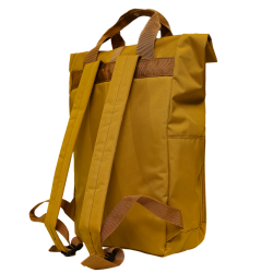 Coretex - Bear Recycelter Rolltop-Rucksack mustard/reflector