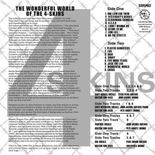 4 Skins - The Wonderful World/The Best Of The 4-Skins (Reissue) PRE-ORDER