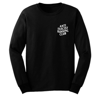 Anti Fascist Running Club - Logo Longsleeve black