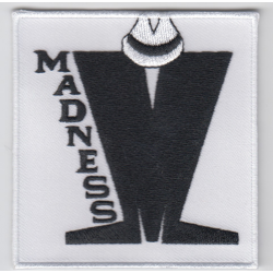 Madness - Logo Patch white