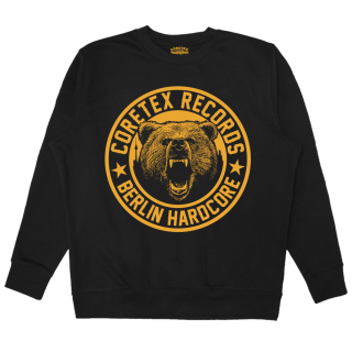 Coretex - Bear Sweatshirt black/yellow