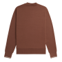 Fred Perry - Crew Neck Sweatshirt M7535 whisky brown/porridge marl W52