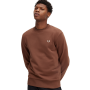 Fred Perry - Crew Neck Sweatshirt M7535 whisky brown/porridge marl W52