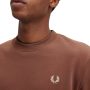 Fred Perry - Crew Neck Sweatshirt M7535 whisky brown/porridge marl W52