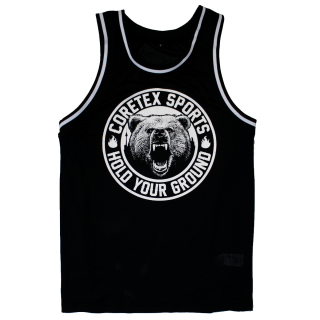 Coretex Sports - Bear / Hold Your Ground Mesh TankTop black XXXL