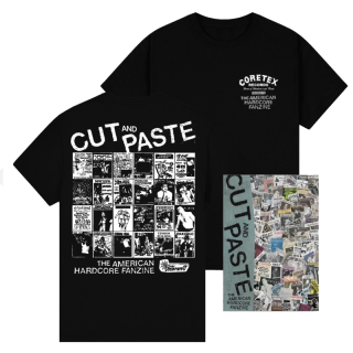 Cut & Paste - The American Hardcore Fanzine PRE-ORDER Book & Shirt BUNDLE