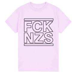 FCK NZS - Outline Oversized T-Shirt liliac