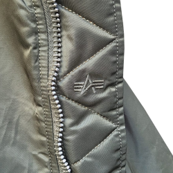 Cock Sparrer x Coretex x Alpha Industries - Bomber MA-1 sage green