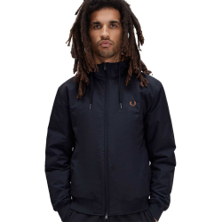 Fred Perry - Hooded Brentham Jacket J8616 navy 608